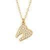 teeth shape pendant
