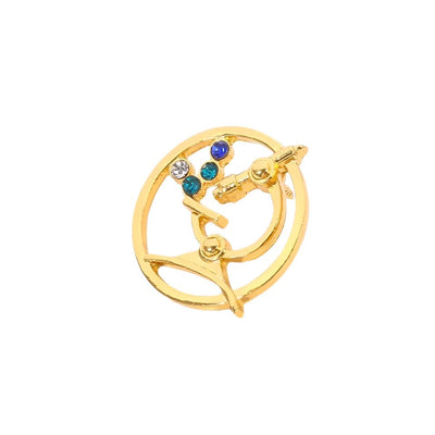 Microscope Brooch