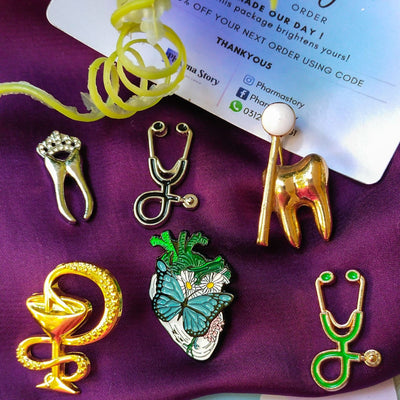 Heart brooch